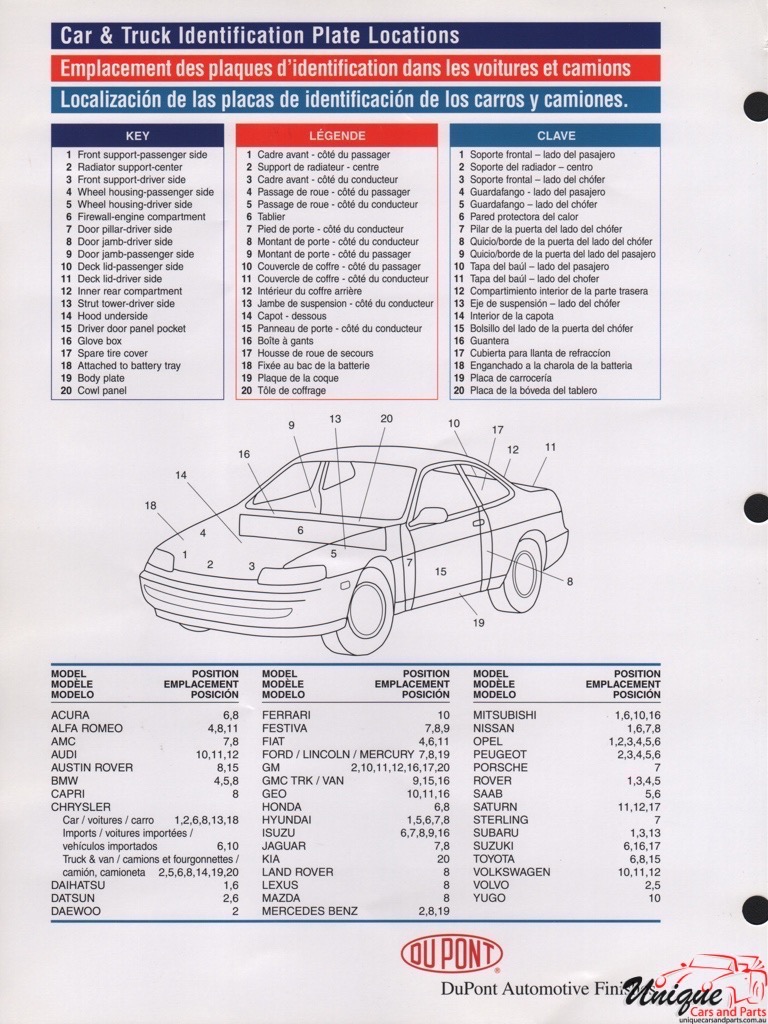 2005 Chrysler Paint Charts DuPont 06